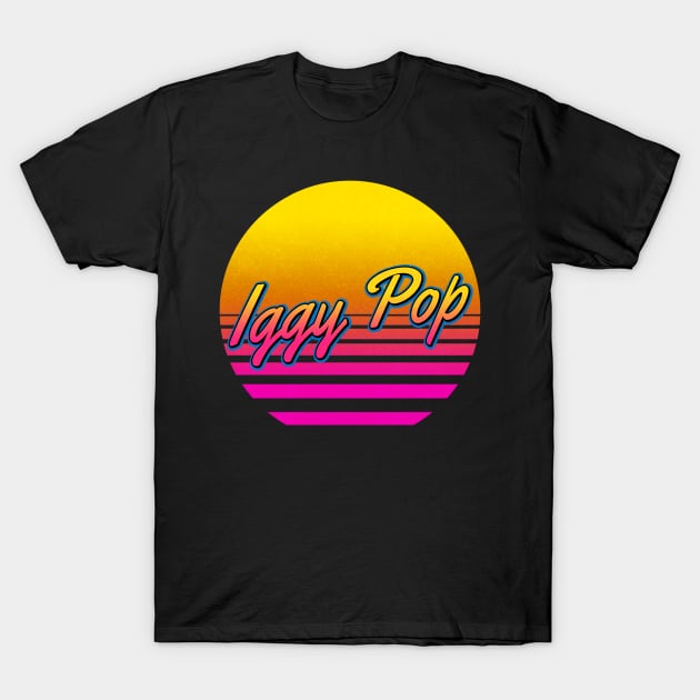 Iggy Personalized Name Birthday Retro 80s Styled Gift T-Shirt by Jims Birds